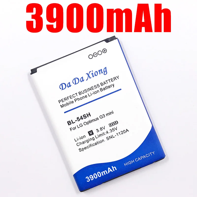 

3900mAh BL-54SH BL54SH Battery for LG Optimus G3 mini