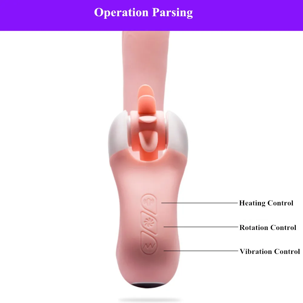 20 Speed Famale Kylin Vibrator Rotating Heating Tongue G Spot Dildo Clitoris Stimulator USB Adult Sex Toys for Women Masturbator (6)