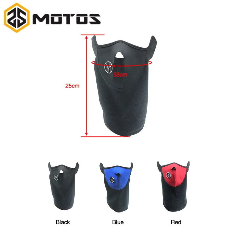 Новинка теплая флисовая маска ZS moto шейная на половину лица ветрозащитная