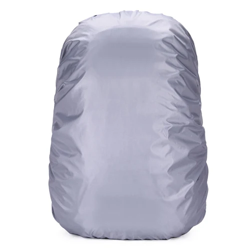 Камуфляжный дождевик, чехол, портативный водонепроницаемый рюкзак 70л 80л 85Л, Противоугонный, для походов, походов, пыли, дождевик, чехол, мягкая упаковка - Цвет: Silver