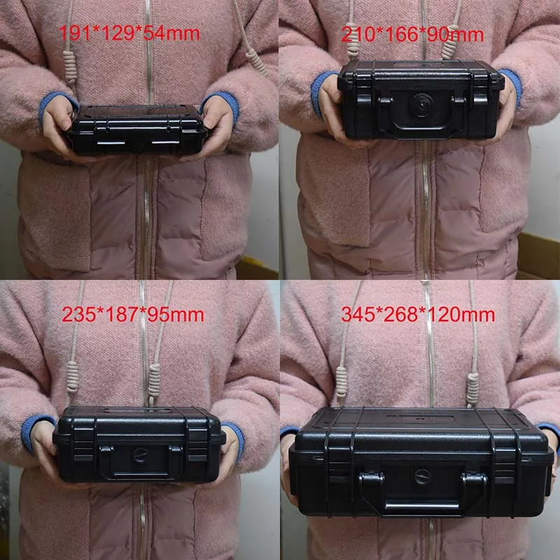 Details about / Plastic Tool Dry Box Waterproof Shockproof Sealed ABS Storage Case Outdoor New