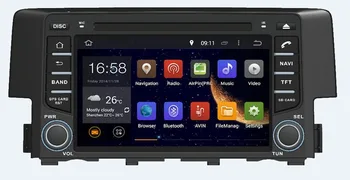 

2 Din 8 INCH Octa/Quad Core Android Fit HONDA CIVIC 2016 2017- Car DVD Player Multimedia Navigation GPS Radio DVD TV 3G WIFI MAP