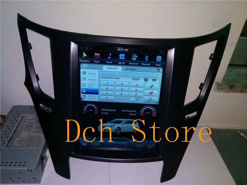 10,4 дюймов Tesla стиль Android 8,1 автомобильный DVD gps навигация для Subaru Legacy Outback 2010- PX6 CARPLAY стерео радио ips 4G ram