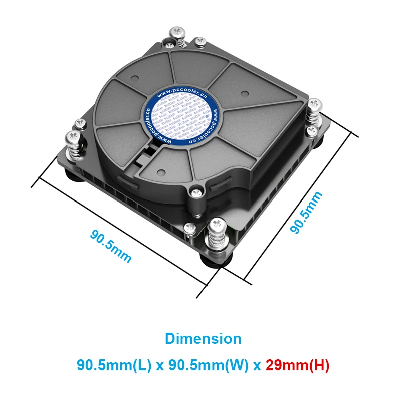 En-Labs 4 pin PWM Turbo cpu вентилятор кулер для 1U сервера, компьютера ПК 12 вольт охлаждения радиатора разъем LGA1151 1150 1155 1156