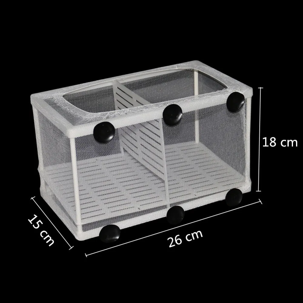 Fish Breeding Incubator Net Hanging Fish Hatchery Isolation Box Aquarium Accessory 1 Pcs