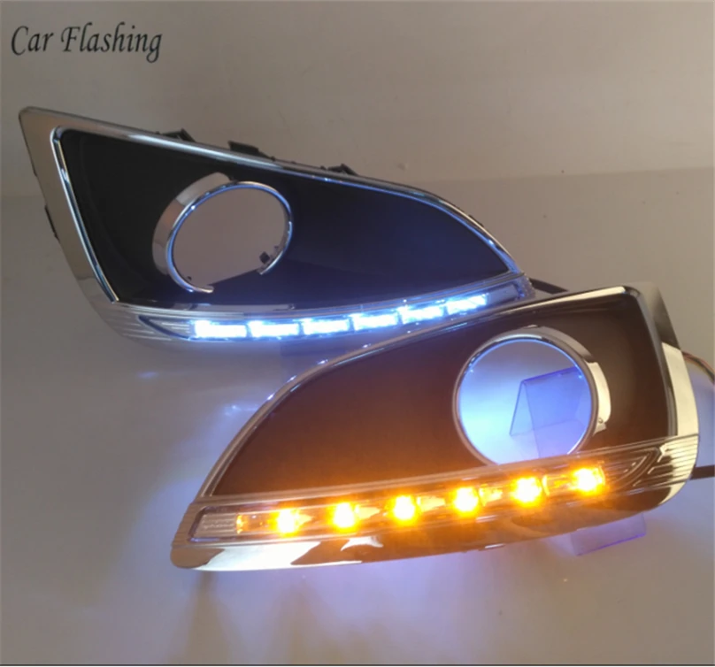 

Car Flashing For Hyundai IX35 IX 35 2010 - 2013 LED DRL Daytime Running Light Daylight Waterproof Signal lamp car Styling lights
