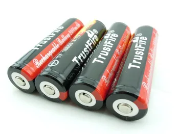 

6pcs GTK protected 18650 3.7V 2400mAh rechargeable battery with PCB / flashlight 18650 battery / 2400 TF 18650