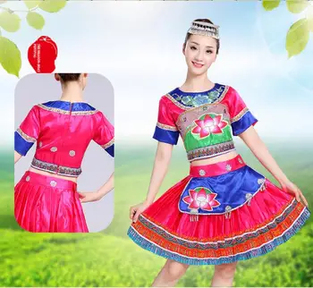 

New Miao dance Minority clothing Tujia&Yi performance costumes