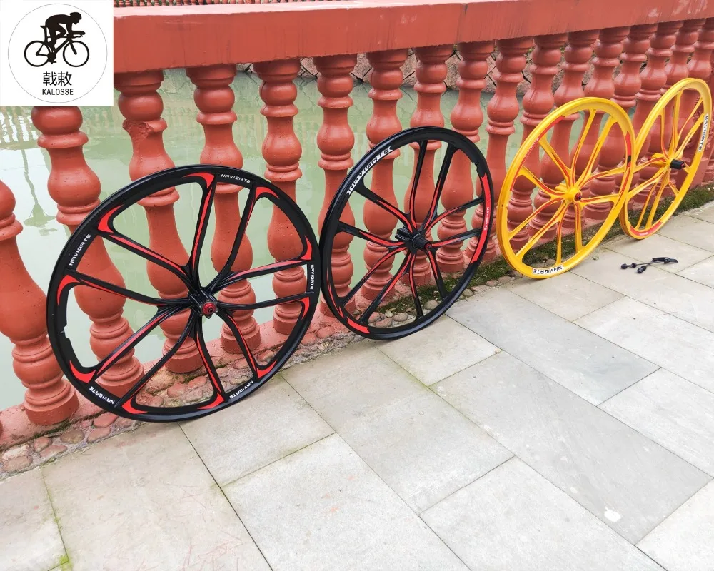 Sale Kalosse magnesuim alloy  29inch  mountain bike wheels 2 bearings hubs  100/135mm   For 11 Speed cassette 0