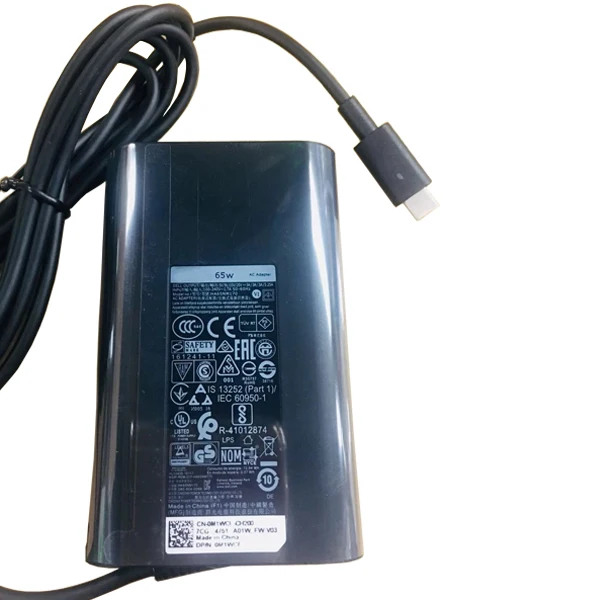 65W 5V 3A 9V 3A 15V 3A 20V 3.25A USB-C Type C DA65NM170 0JYJNW ADP-65TD BA Laptop AC Adapter Charger For Dell Chromebook 13 3380 65W 5V 3A 9V 3A 15V 3A 20V 3.25A USB-C Type C DA65NM170 0JYJNW ADP-65TD BA Laptop AC Adapter Charger For Dell Chromebook 13 3380