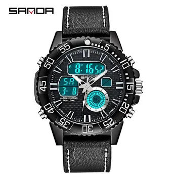 

Menswear Watch Waterproof Belt Movement Watches Tide Male Electronic Fitness Watch Mens Fashion Digital Militare Mens Watches