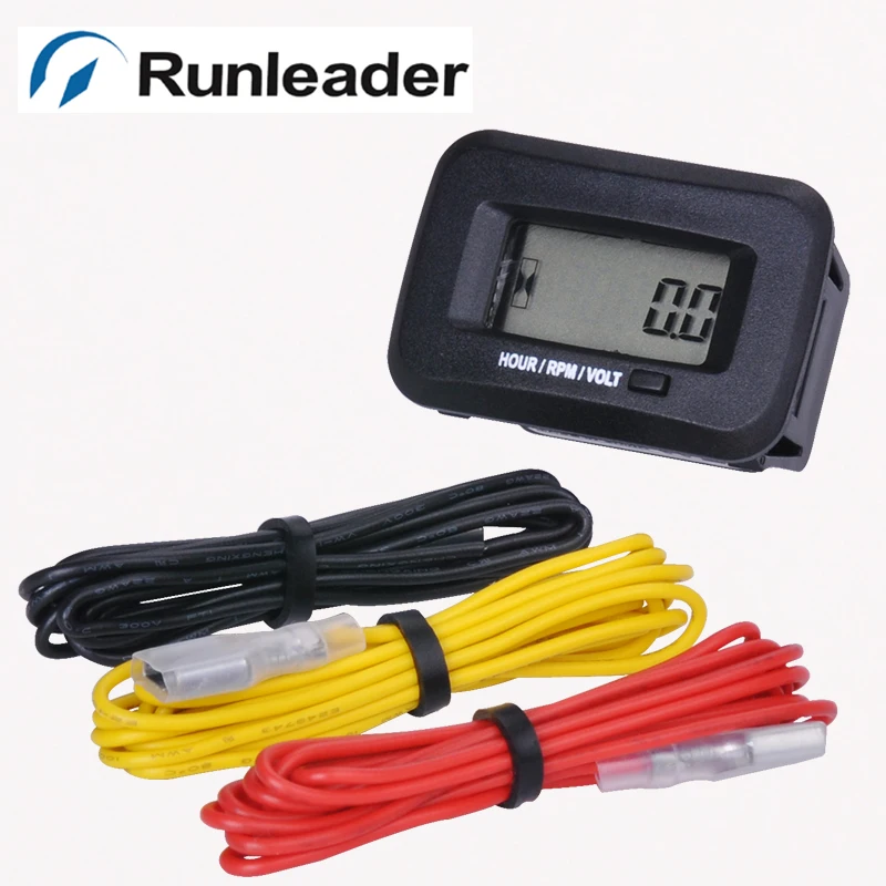 Agrigarden machine tachometer hour meter voltmeter for ATV tractor