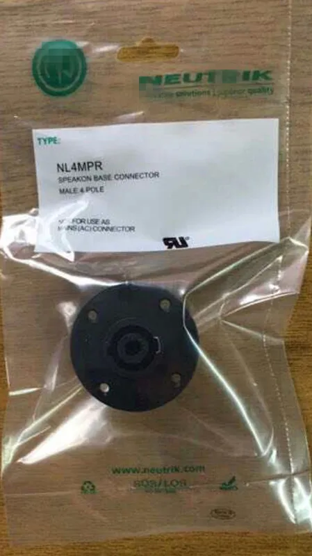 60pcs for Brand NL4MPR Speakon Connectors  type nl4fx SOCKET for 4 Pole Plug Male Audio connector for neutrik