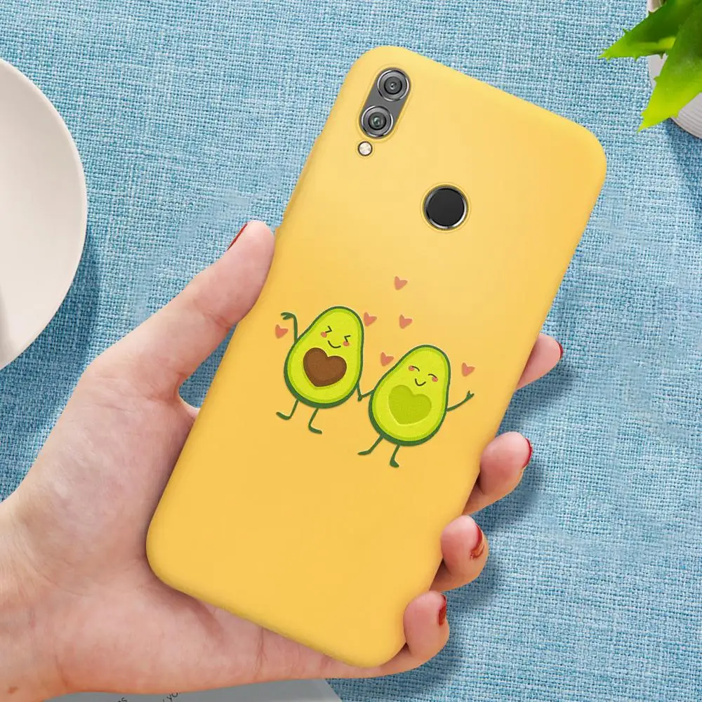 Мягкий милый чехол для телефона Huawei P30 P20 P30 Pro, Модный чехол с узором для пары Huawei Honor 20 Pro 8X 20i 10i 9i Nava4i
