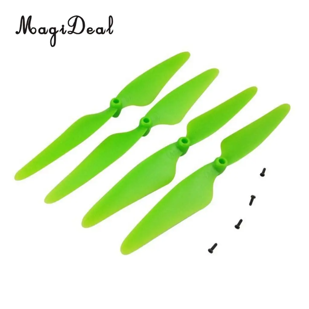 MagiDeal Motor+Propeller+Bumper+Bearing Shafts CW CCW Motor Set for Hubsan X4 H502S H502E H507A RC Drone Parts