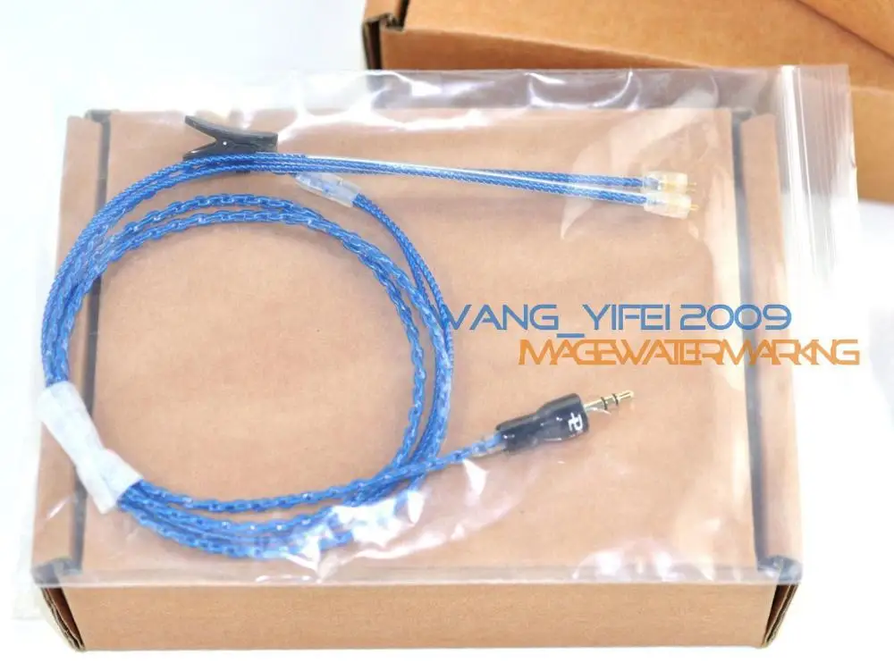HIFI Upgrade Earphone Silver Plated OFC Cable For Ultimate Ears UE FI10 TF10 TF15 SF3 SF5 5Pro In Ear Headphone