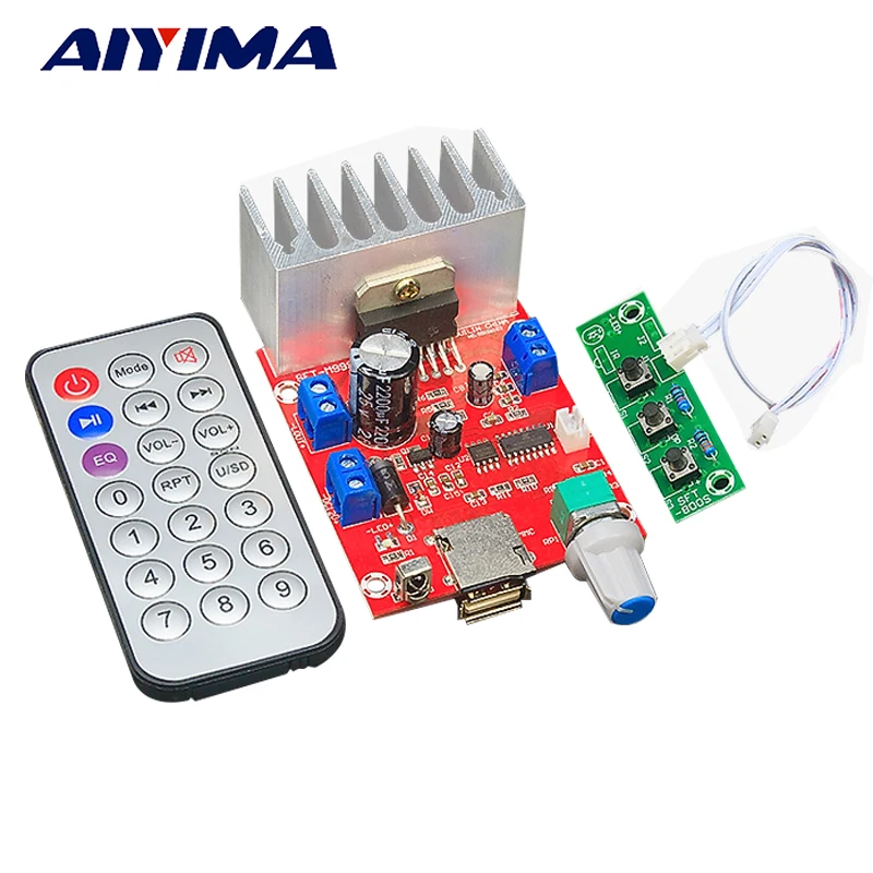 AIYIMA 2 0 стерео усилитель TDA7297 мощность усилители Hifi аудио плата с декодированием