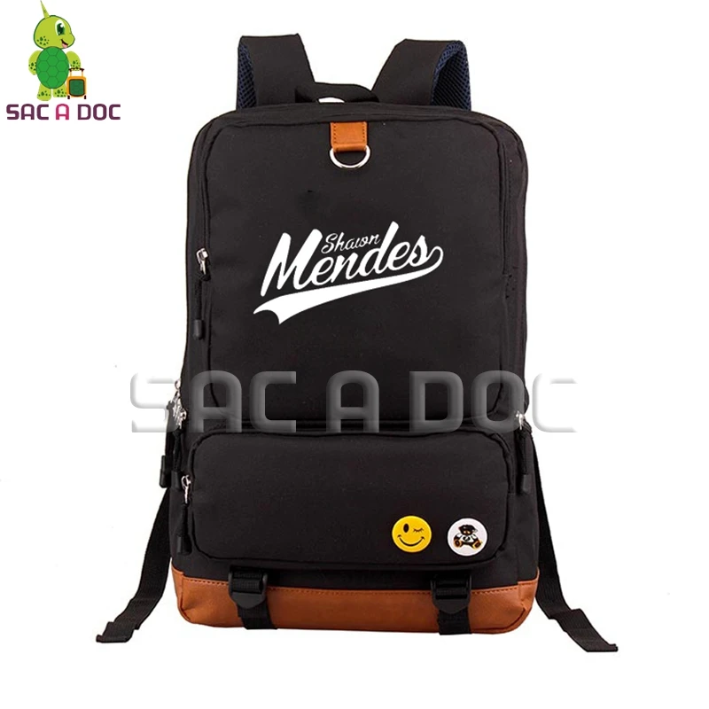 

Popular Star Shawn Mendes School Bag Women Men Laptop Backpack for Teenage Boys Girls Travel Shoulder Bags Daily Backpacks