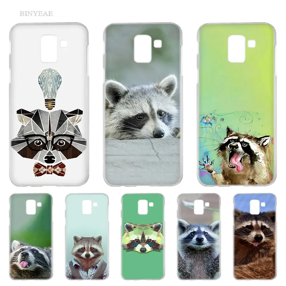 

BINYEAE Geometric Raccoon Zoo Fashion Hard Transparent Case Cover Shell for Samsung J2 J3 J4 J5 J6 J7 J8 2016 2018 Prime