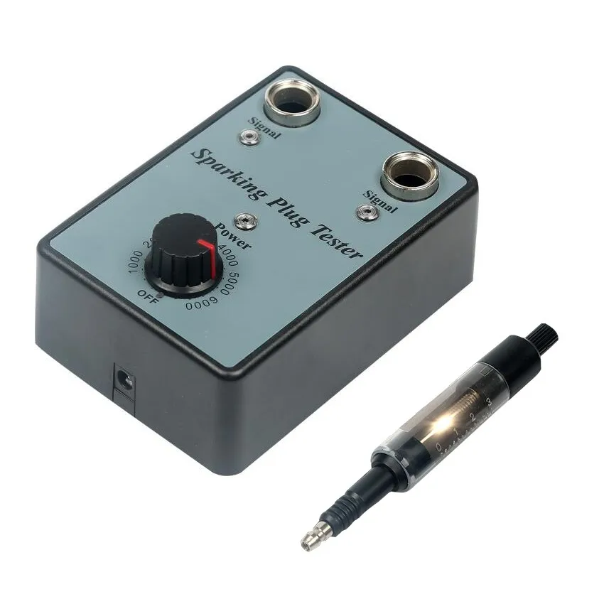 

Spark Plug Tester EW002 for Dual Spark Plugs + Ignition Spark Tester Gauge for 12V Gasoline Vehicles