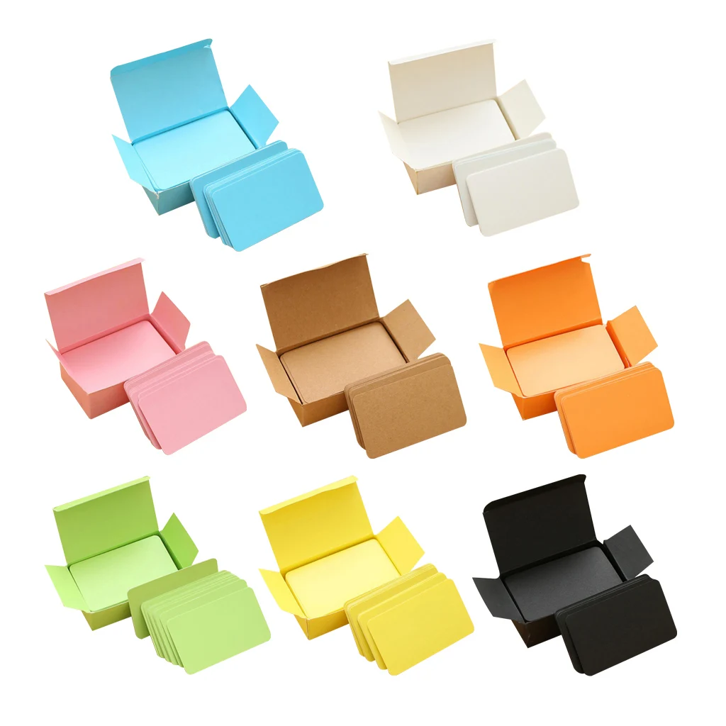 8 Boxes Paper Blank Index Cards, perfect for flash cards, study notes and more