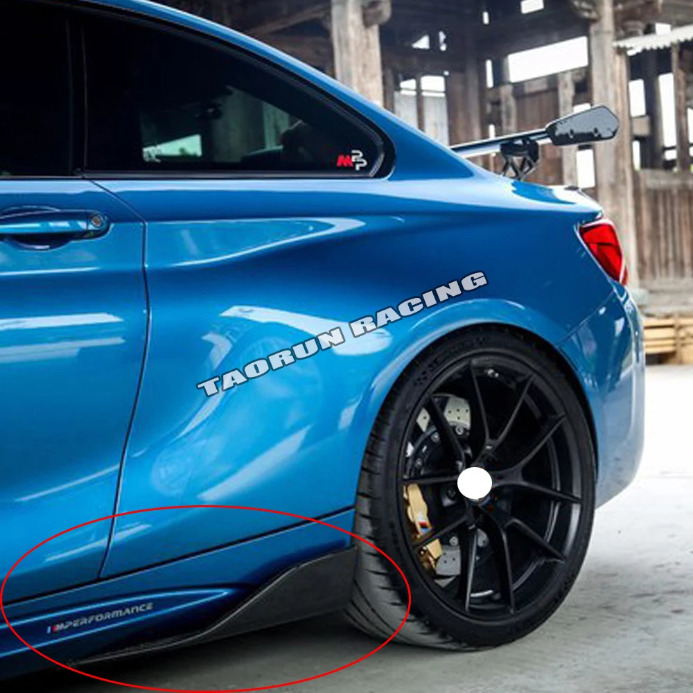 Боковой бампер F87 M2 из углеродного волокна юбка разветвитель щитки для BMW 2016 2018