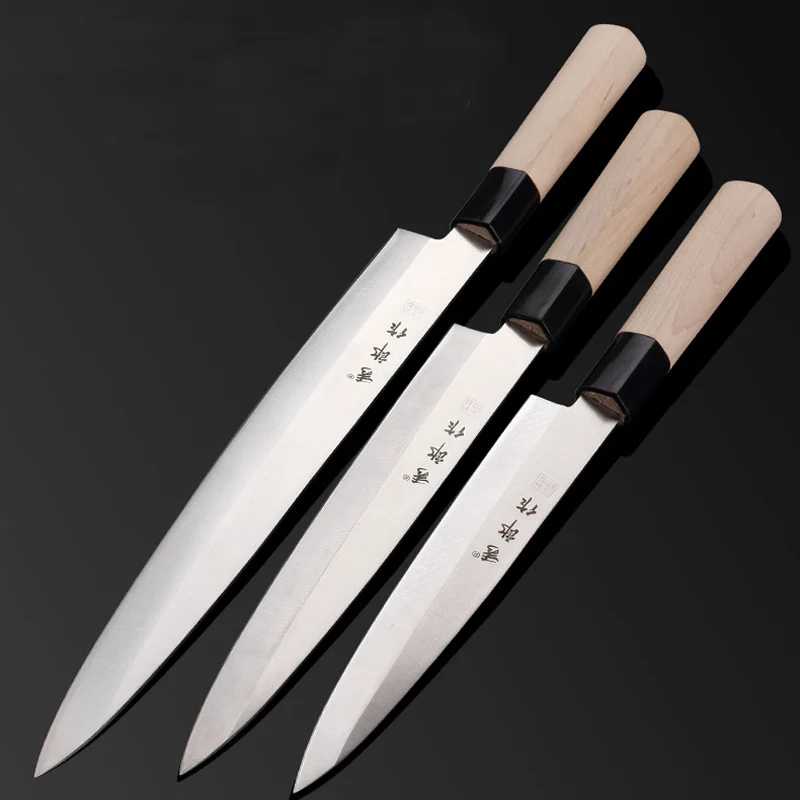 Linag Da 10" inch sashimi knife with Scabbard Germany steel kitchen