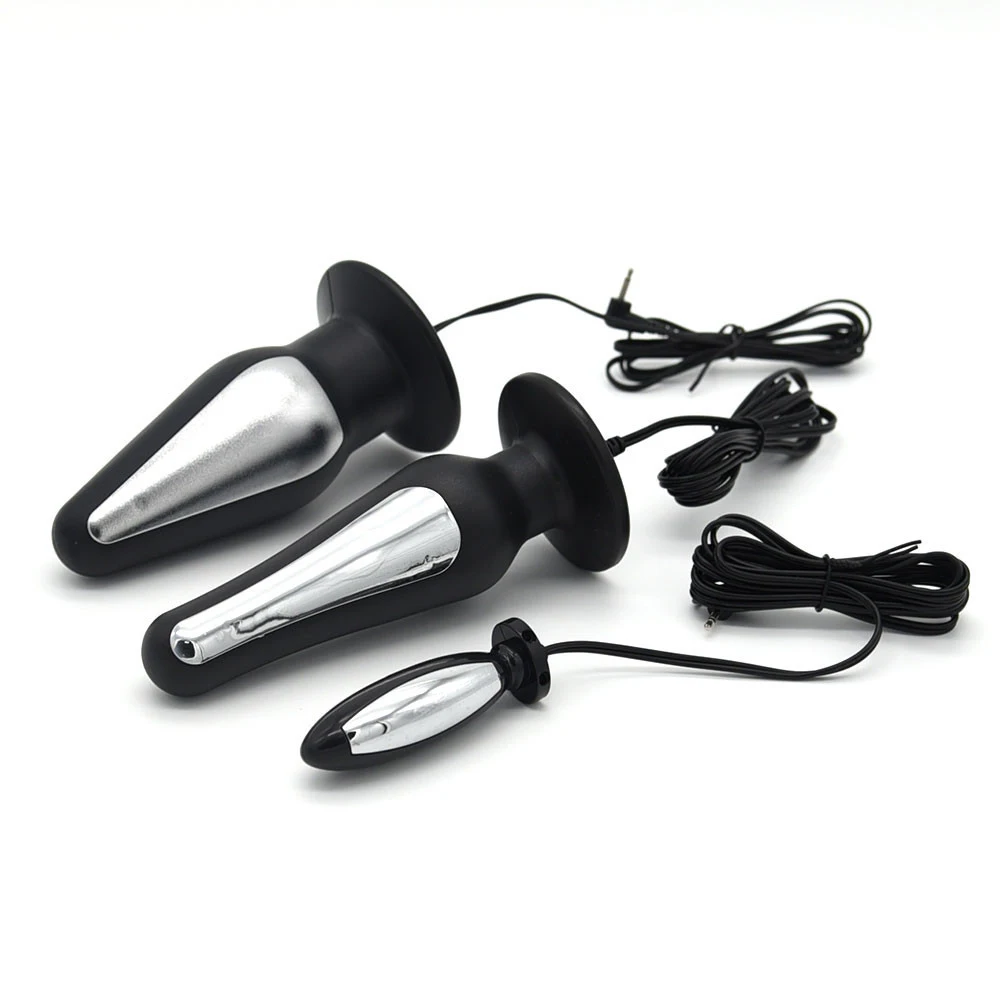 Electric-Shock-Pulse-Anal-Plug-Electro-Penis-Plug-Rings-Glove-Stimulation-Breast-Pads-Massage-Cock-Cage (1)