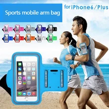 4.7-5.5″ Inch Mobile Phone Sweatproof Waterproof Jogging Running Arm Bag band Holder Case Outdoor Sport Cellphone Bag Pouch