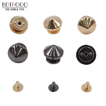 

10PCS Women Bag rivets Mix Luggage shoes for Leather 15mm Screw for Shoes Bags Clothes Hardware Belt Accessories Bag Feet Screw