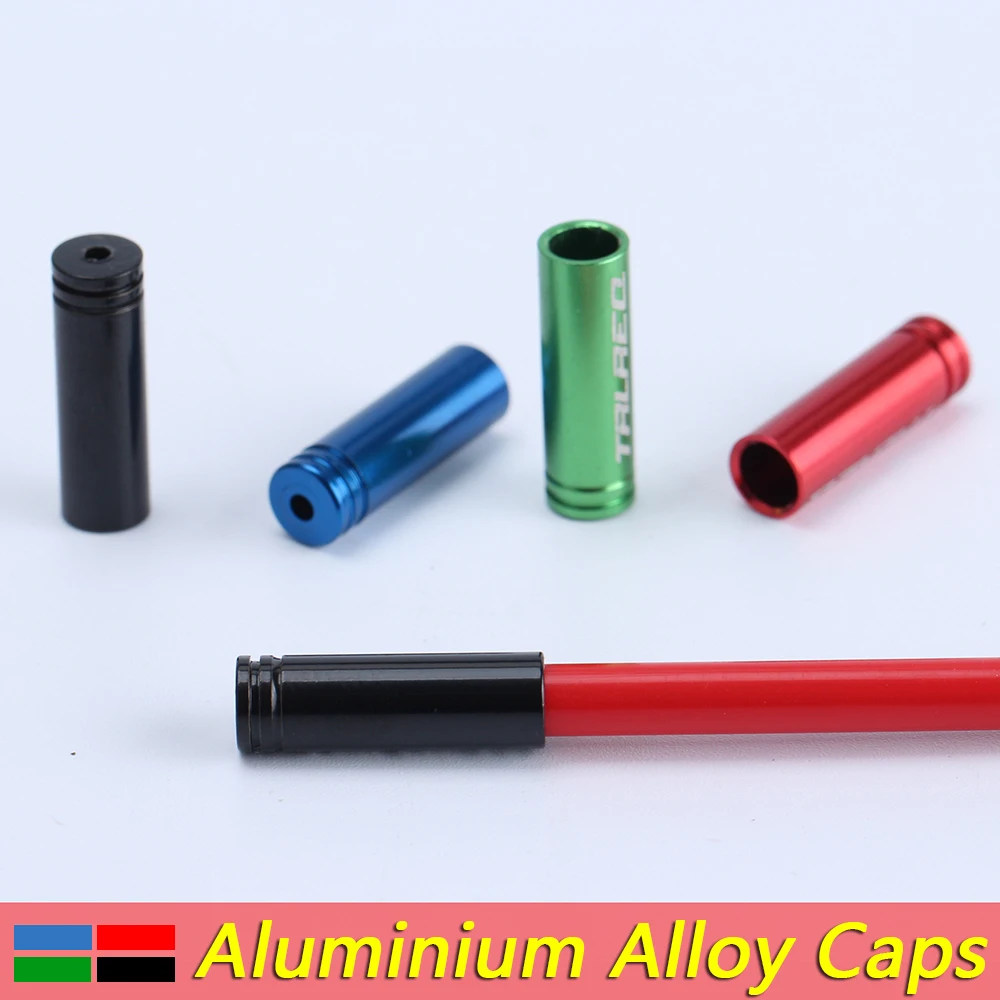 10pcs Aluminium Alloy MTB Road Bike Brake Cable Cap Colorful Shift