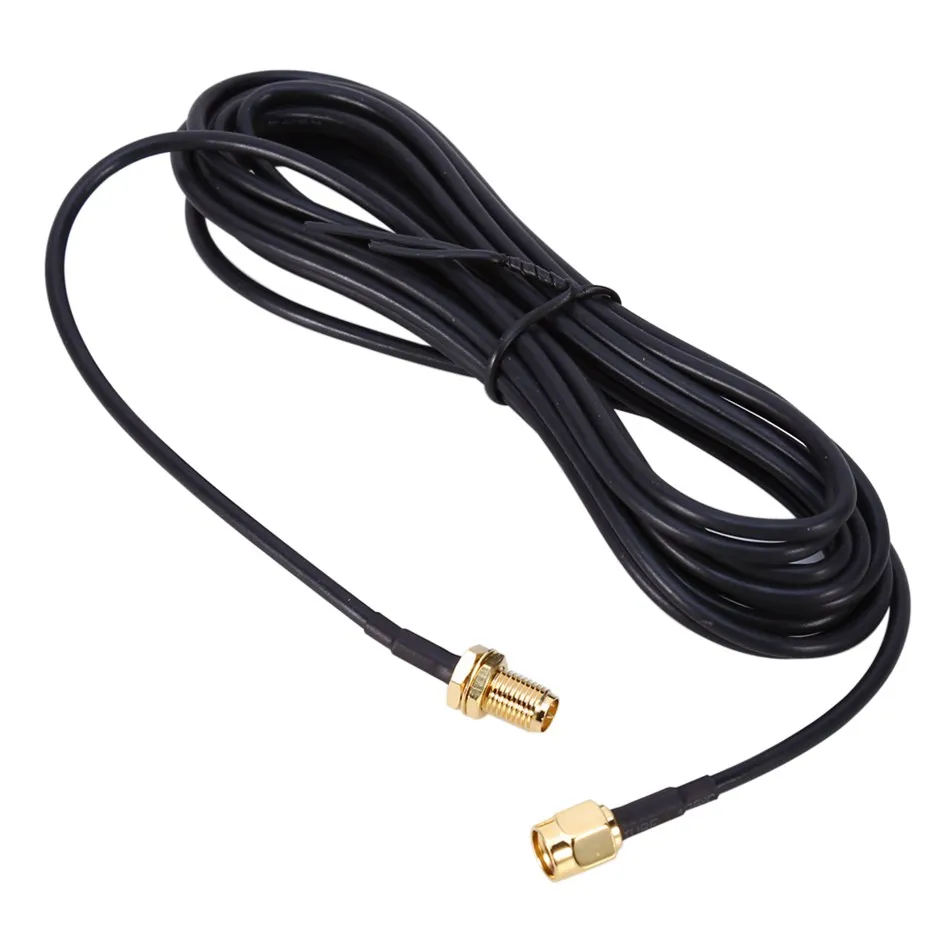 

3M RP SMA Male To Female WiFi Router Antenna Extension Cable Cord High quality