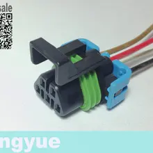 Longyue 2 шт. 05-12 LS2 LS3 LS7 Camaro Корвет кислорода O2 Сенсор Женский Разъем жгута 10"