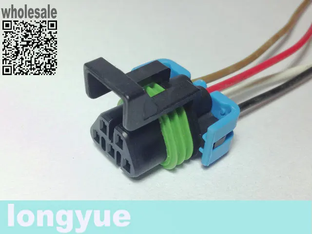 

longyue 2pcs 05-12 LS2 LS3 LS7 Camaro Corvette Oxygen O2 Sensor female Harness Connector 10