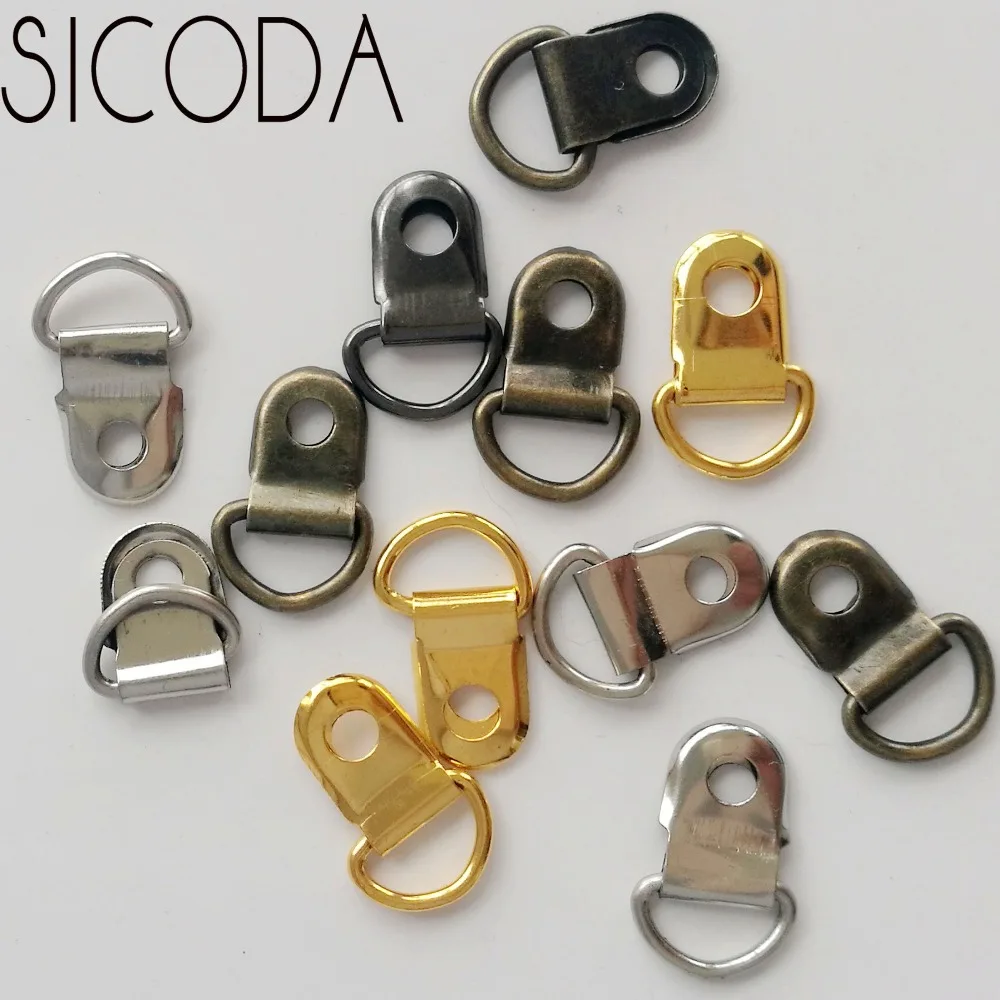 

SICODA 50pcs/lot antique brass/gunmetal/silver Diy accessories sewing metal buckles Riding boots buckles bag clasp