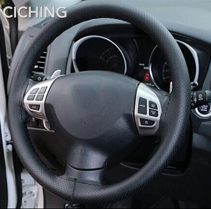 Кожаный чехол рулевого колеса автомобиля оплетка для Nissan Qashqai j11 Juke X trail T32 Tiida Note