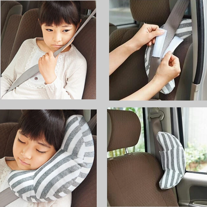 

automobile Child Car Seat Headrest Sleeping Head Support Children Nap Shoulder Belt Pad Neck Cover For Kids Travel Interior