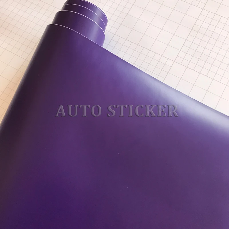 purple matte vinyl car wraps car sticker 5