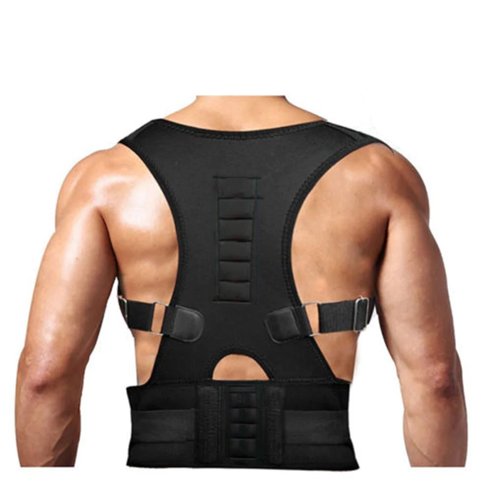 

Pro Posture Corrector Support Magnetic Lumbar Back Shoulder Brace Belt For Men Women