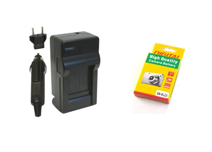 

EN-EL23 ENEL23 EL23 Equivalent Camera Battery+Charger for Nikon COOLPIX P600, P610, B700, P900, and S810c Cameras