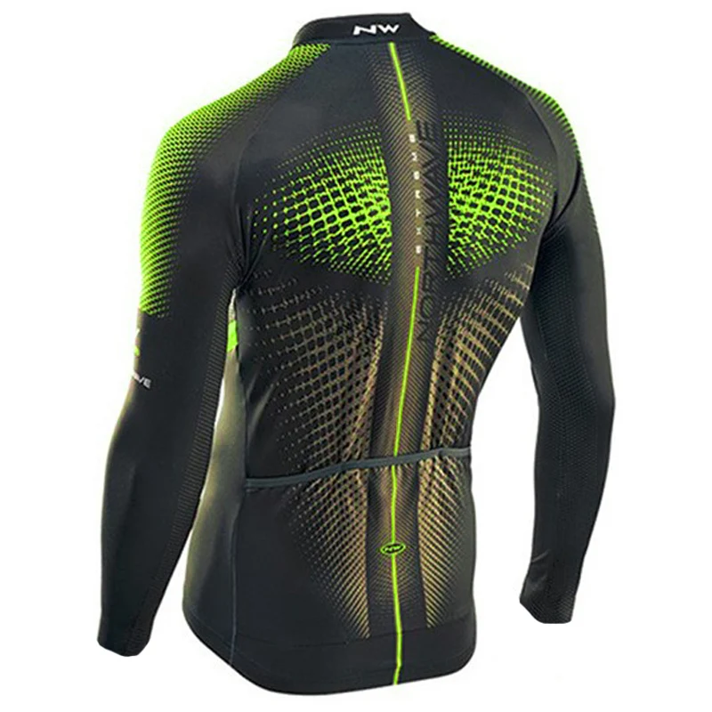 Long Sleeve Men's Cycling Jersey Breathable NW Brand Cycling Bicycle Clothing Quick-Dry Mountain Bike Clothes Cycling Wear