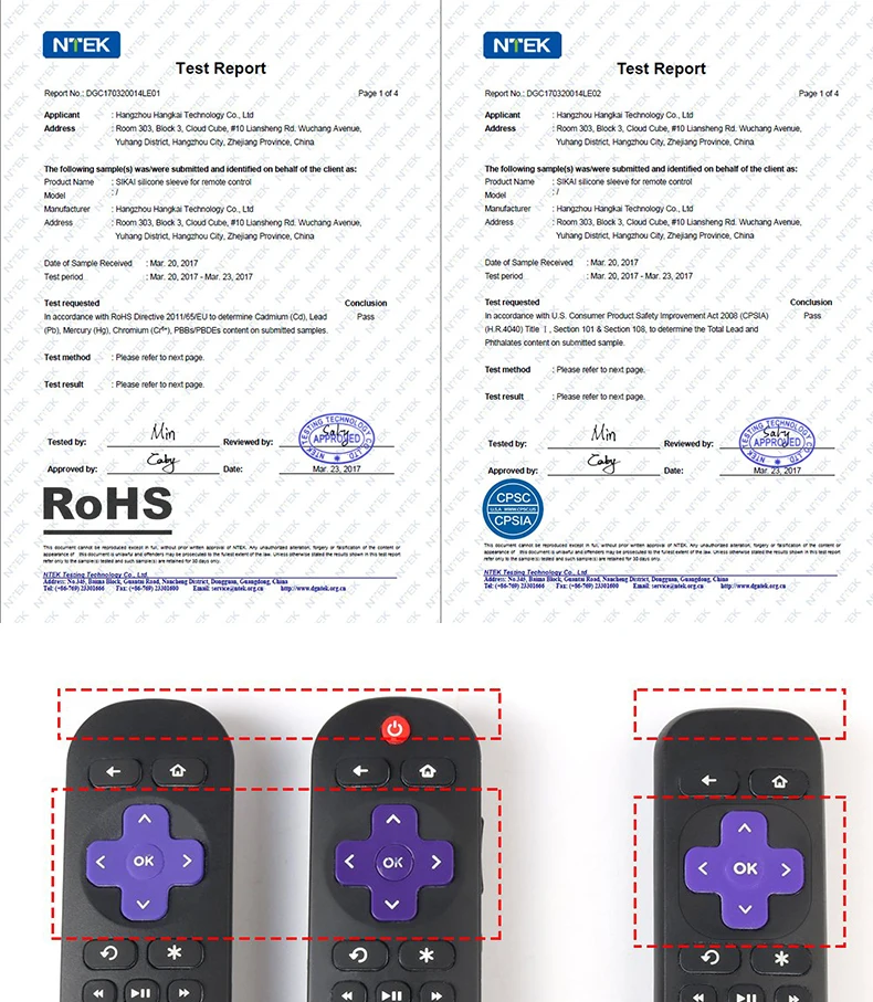 TCL Roku RC280 3600R чехол с пультом дистанционного управления SIKAI силиконовый ударопрочный защитный чехол RoHS протестированный материал для кожи анти-потеря
