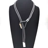 YD & YDBZ-colliers avec pendentifs Rose or noir, fait main de styliste, Long, bijou au ras du cou pour femmes, cadeau de vacances en style Punk ► Photo 1/6