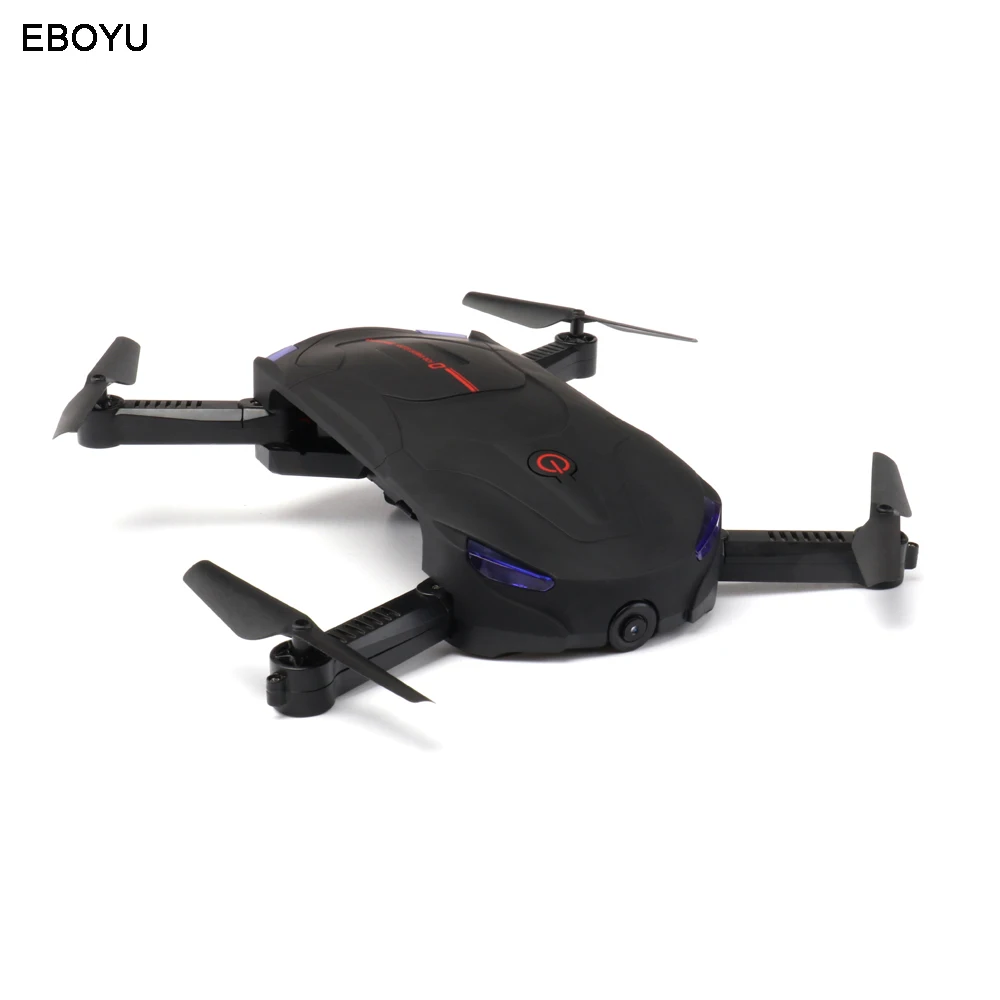 Eboyu m9952 Elfie складной Дрон WI-FI FPV-системы Drone 4ch Радиоуправляемый квадрокоптер 0.3mp/720 P HD Камера g-сенсор высота Удержание 3D rolling RTF