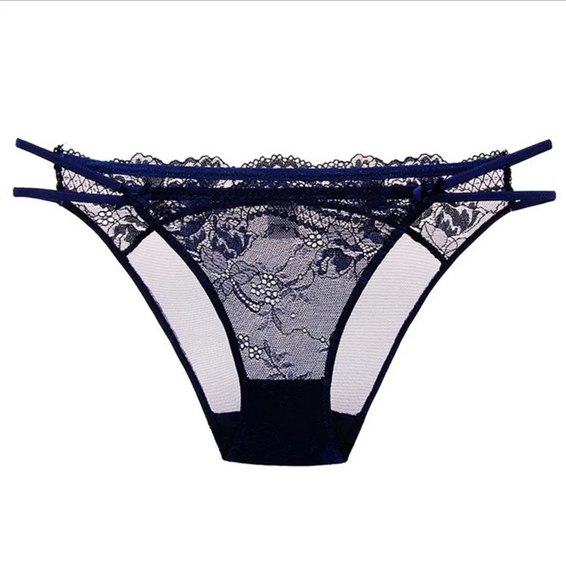 

European and American Sexy Lace Briefs for Girls Teenage Women Calcinha Topics for Teens Lady Low-waisted Lace Panty for Girl