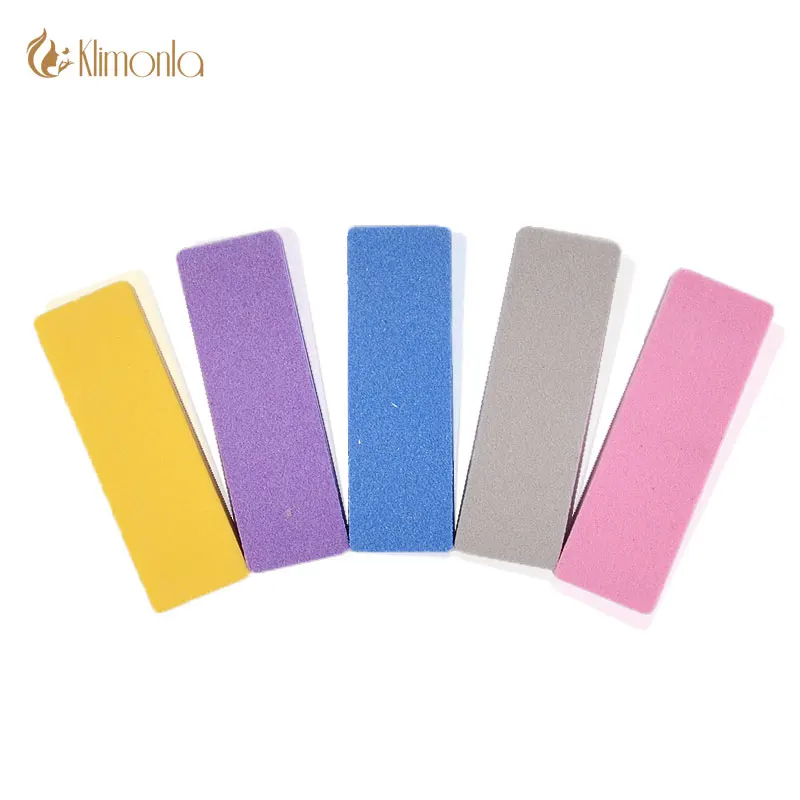 

5pcs Colorful Cuboid Sponge Nail File Buffer Pedicure and Manicure 100/180 For UV Gel Tool Professional Nail Tools Supplier