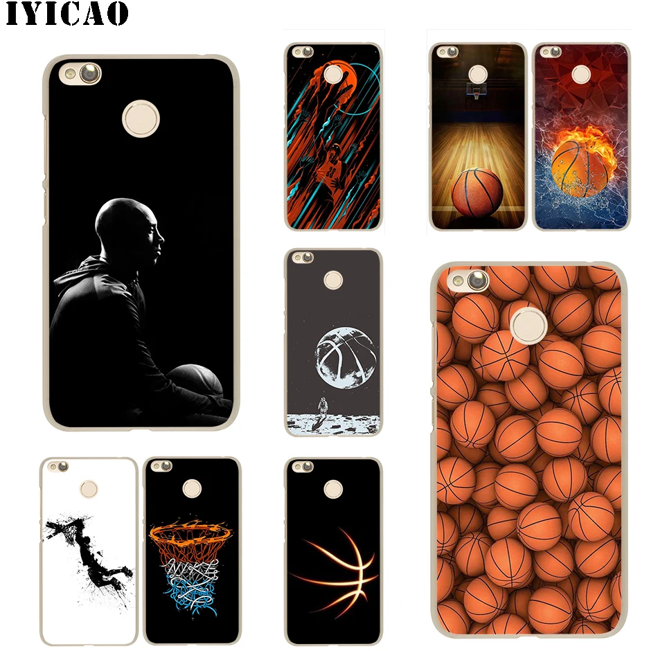 

IYICAO Basketball Hard Case for Redmi 6A 4A S2 Note 7 3 4 4X 6 5 Pro 5A Prime Plus for Redmi Go