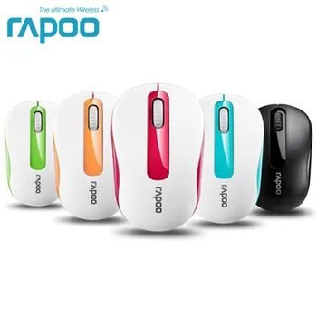 

Original Rapoo Mini Optical Wireless Mouse 2.4G Reliable 1000DPI Mice Nano USB Receiver Mouse For Computer Laptop Desktop