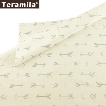 

Teramila Printed Arrow 100% Cotton Twill Fabric Meters Algodon DIY Clothing Tecido Sewing Textile Patchwrok Quilts Dress Tissus