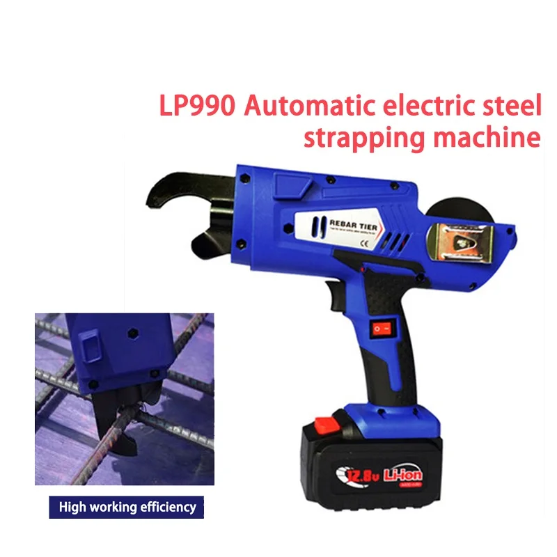 

LP790/ LP990 Automatic Rebar Tying Machine Tier Binding Machine Wire Knotting Cordless Rechargeable Lithium Battery Electric